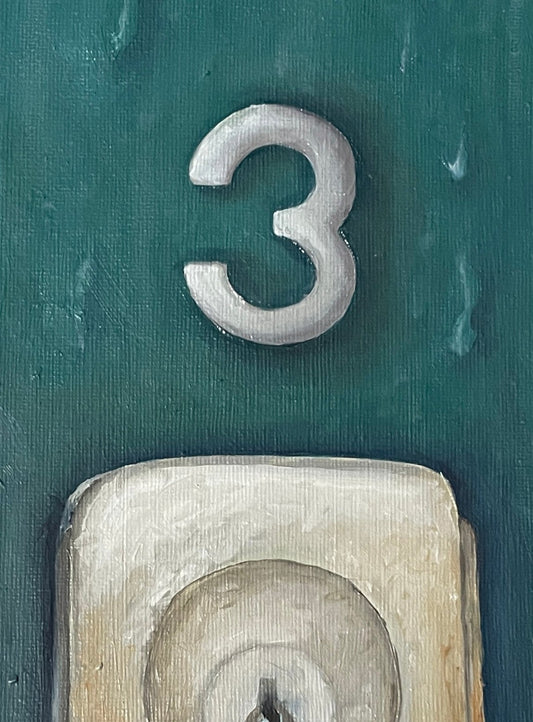 'No3 lock no key' - 10 x 12cm (SOLD)