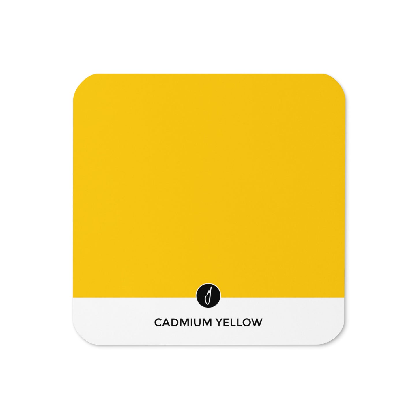 Cadmium Yellow Coaster Set (4)