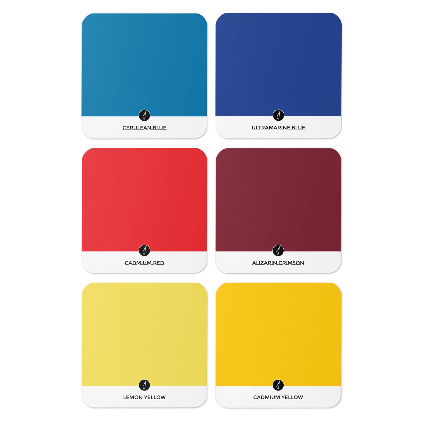 'Limited Palette' Coaster Set (6)