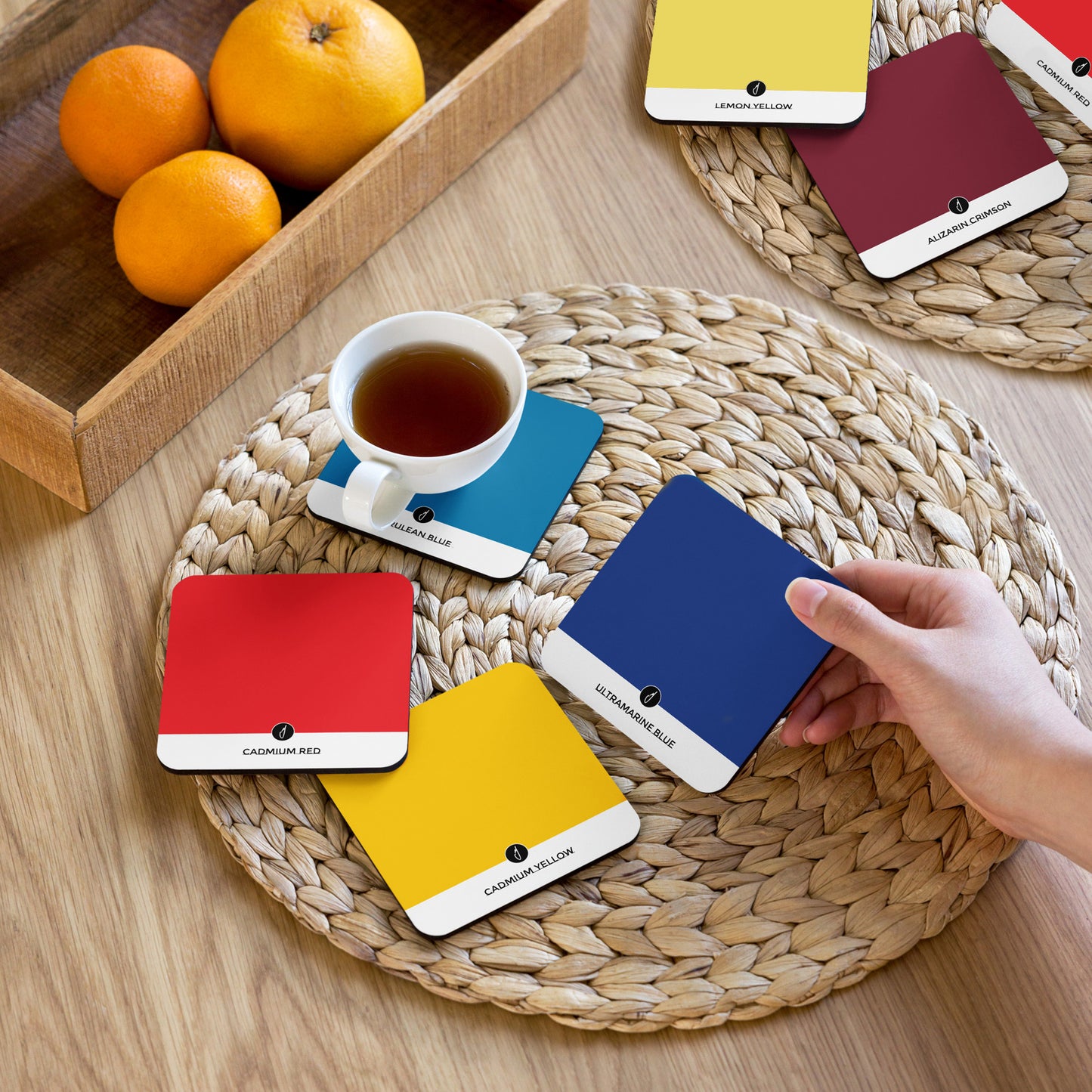 'Limited Palette' Coaster Set (6)