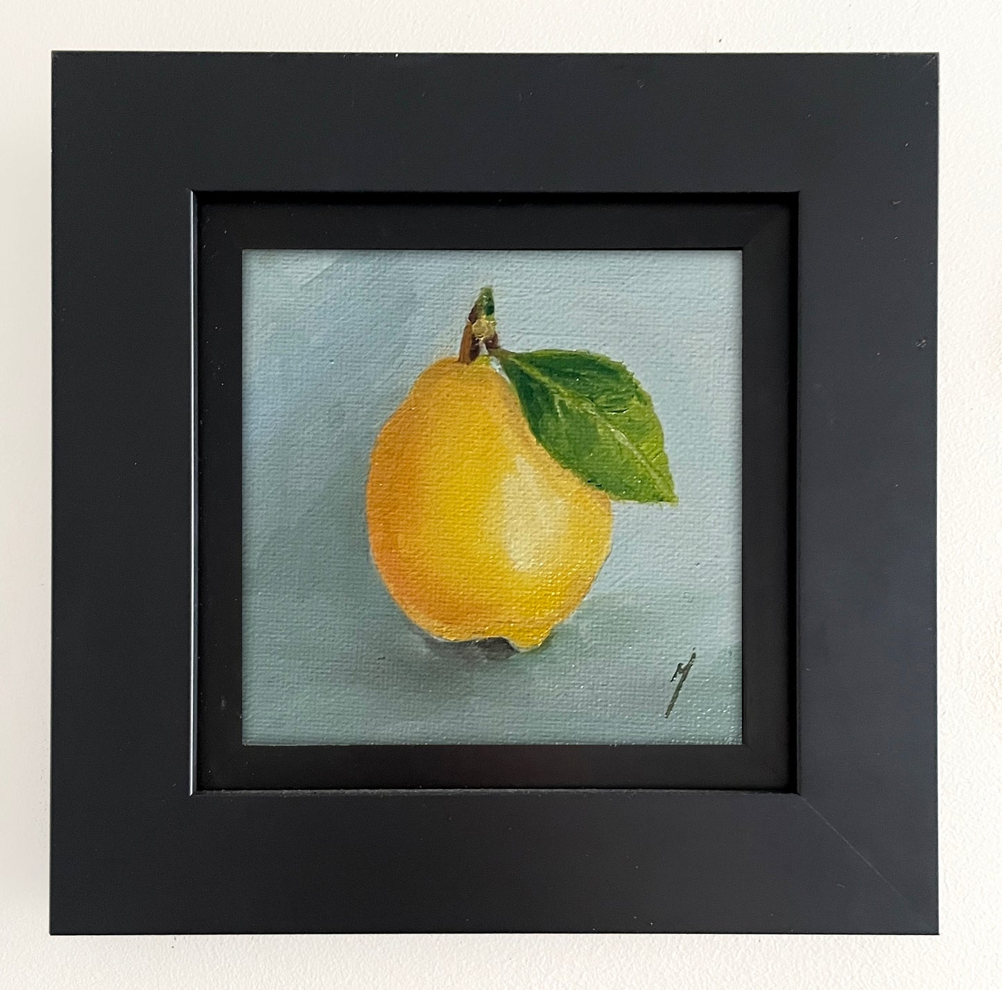 'Lone Lemon #1' - 5 x 5cm