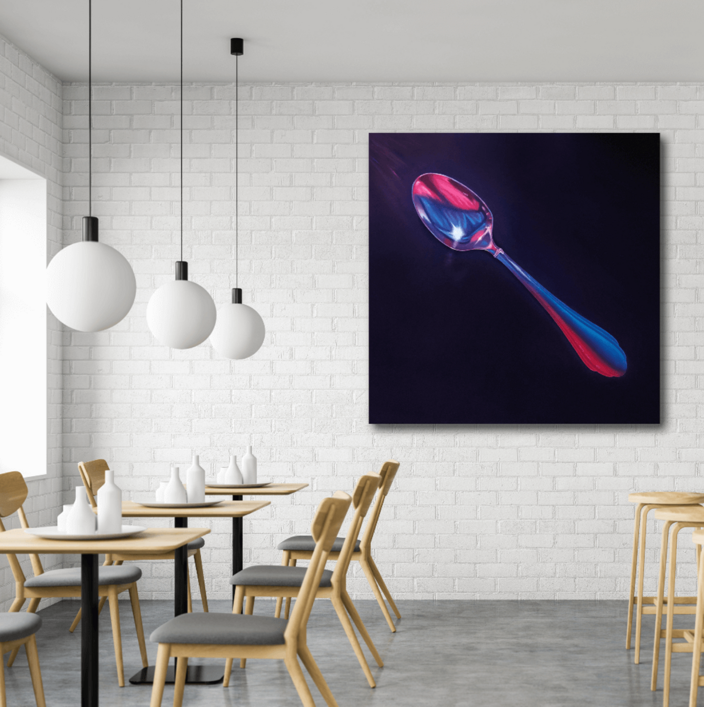 ‘The Abandoned Spoon - An Awards Night Tragedy’ - 120x120cm