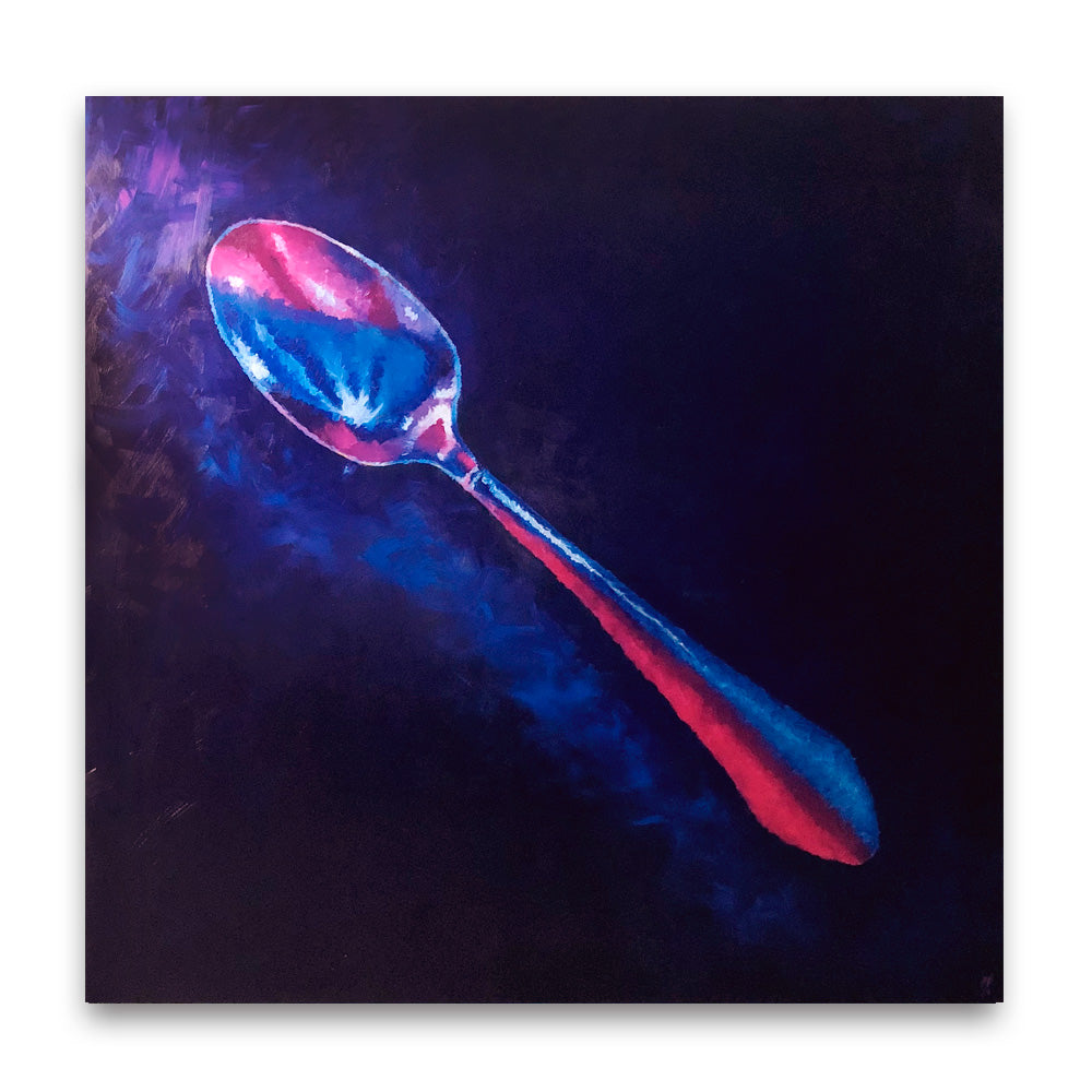 ‘The Abstract Abandoned Spoon’ - 120x120cm