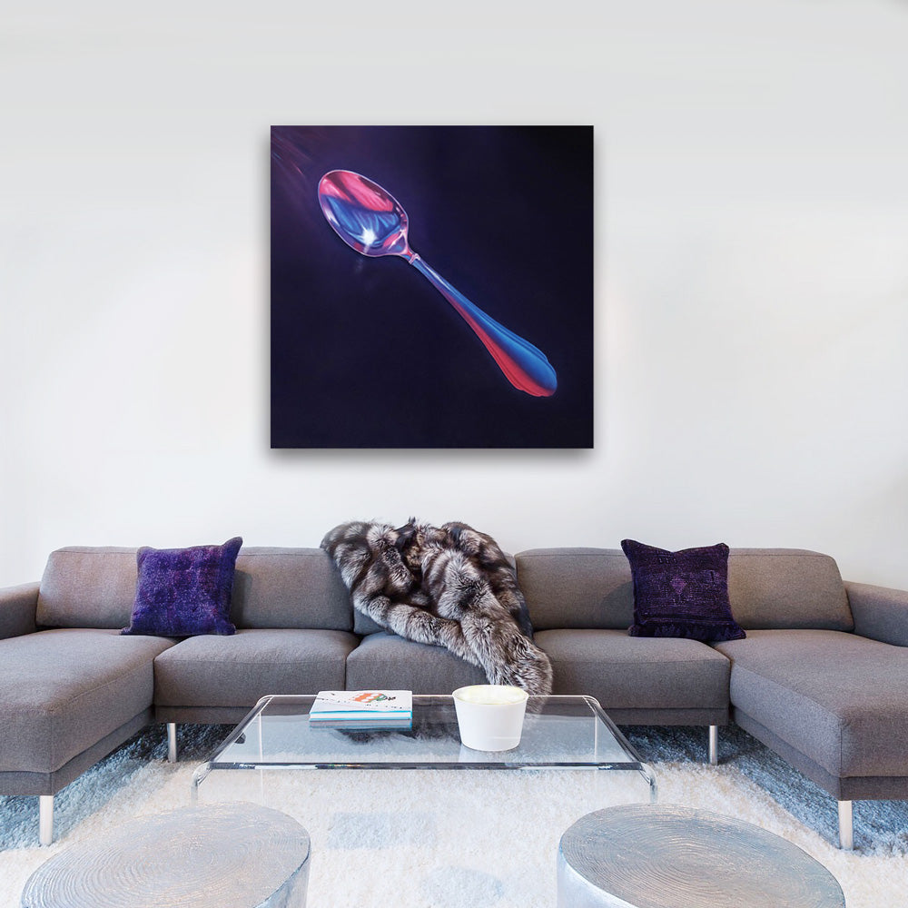 ‘The Abandoned Spoon - An Awards Night Tragedy’ - 120x120cm