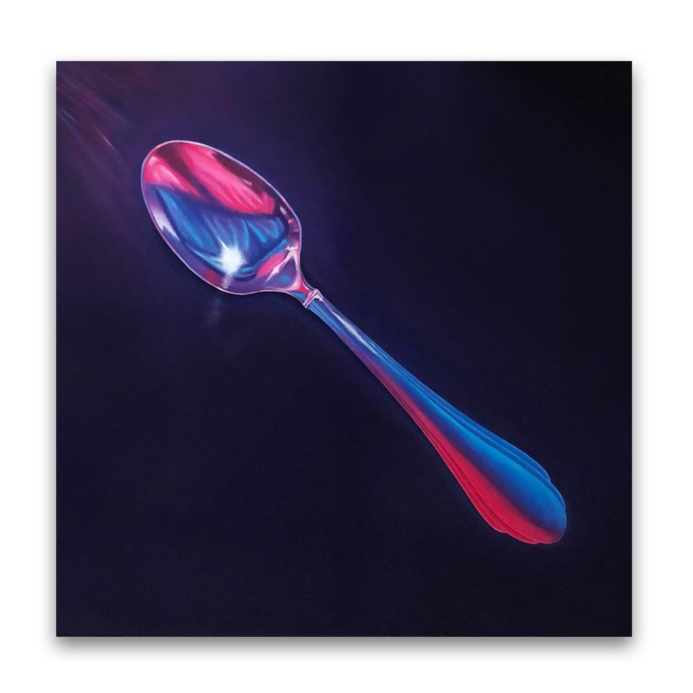 ‘The Abandoned Spoon - An Awards Night Tragedy’ - 120x120cm