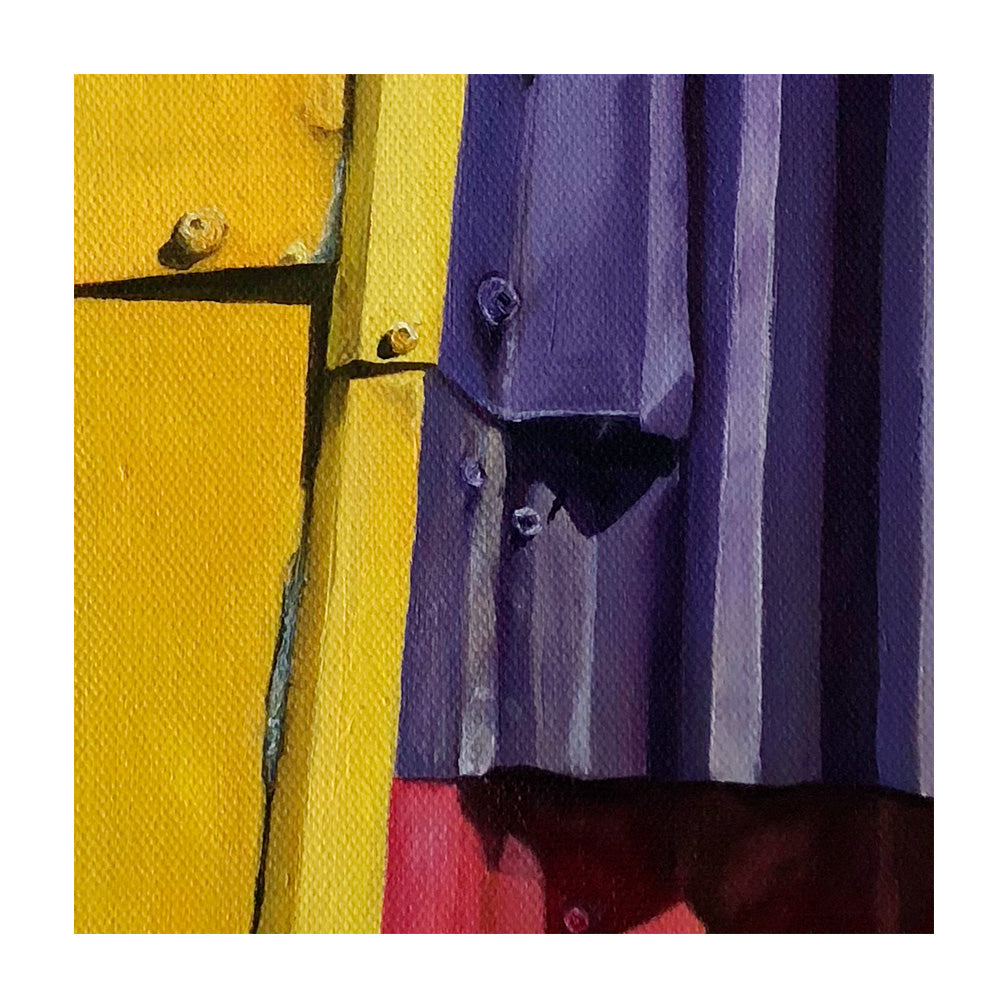 'TriColoured Shed of Northshore' - 15x30cm