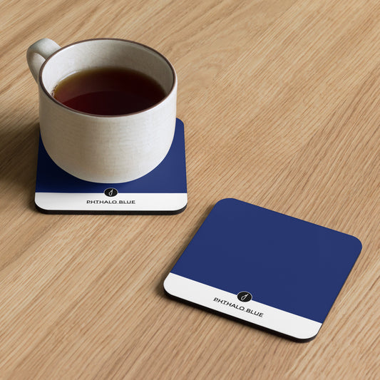 Phthalo Blue Coaster Set (4)