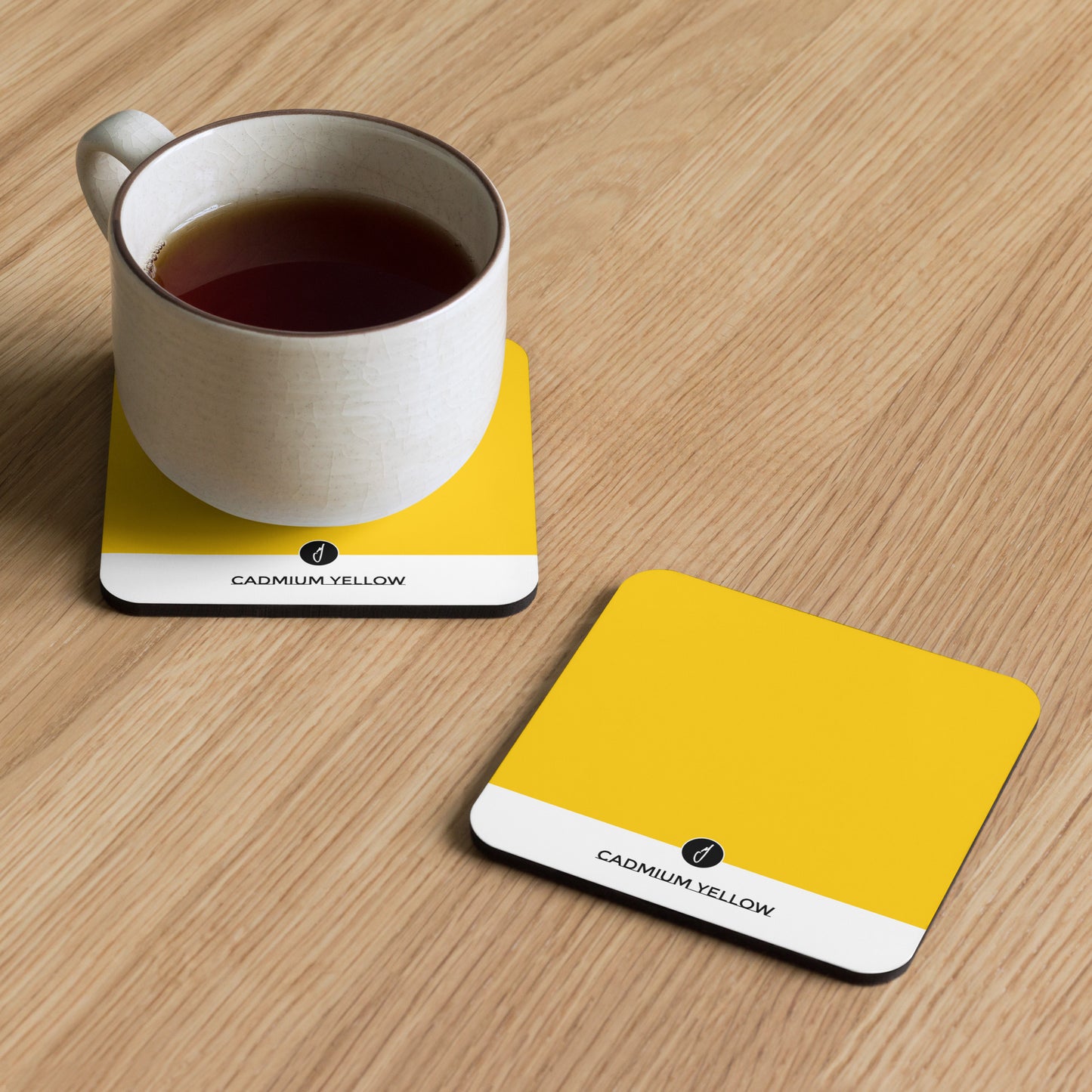 Cadmium Yellow Coaster Set (4)