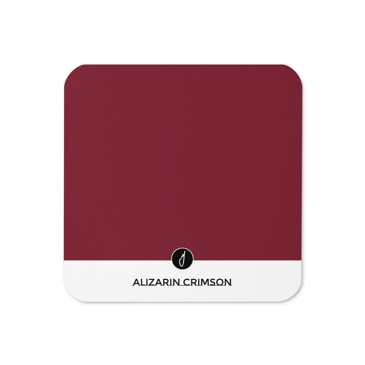 Alizarin Crimson Coaster Set (4)