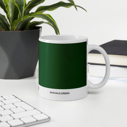 Phthalo Green Coffee Mug 11oz